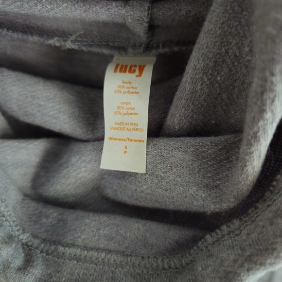 Lucy Pullover Jacket Cowl Neck Gray Womens‎ Small Petite - Picture 6 of 7
